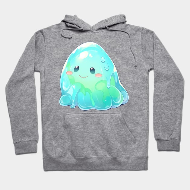 Chibi style Slime Creature Hoodie by SundayDonuts